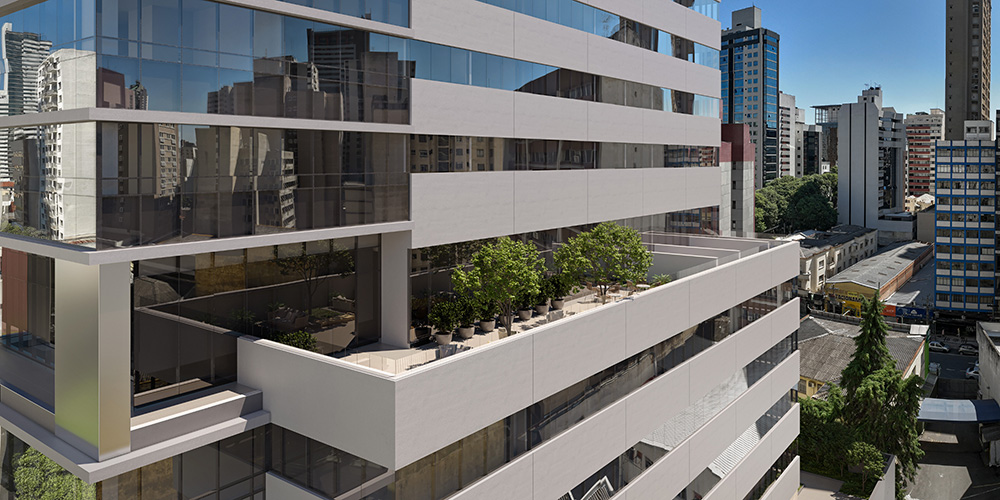 Endeavour Prime Offices da A.Yoshii em Curitiba