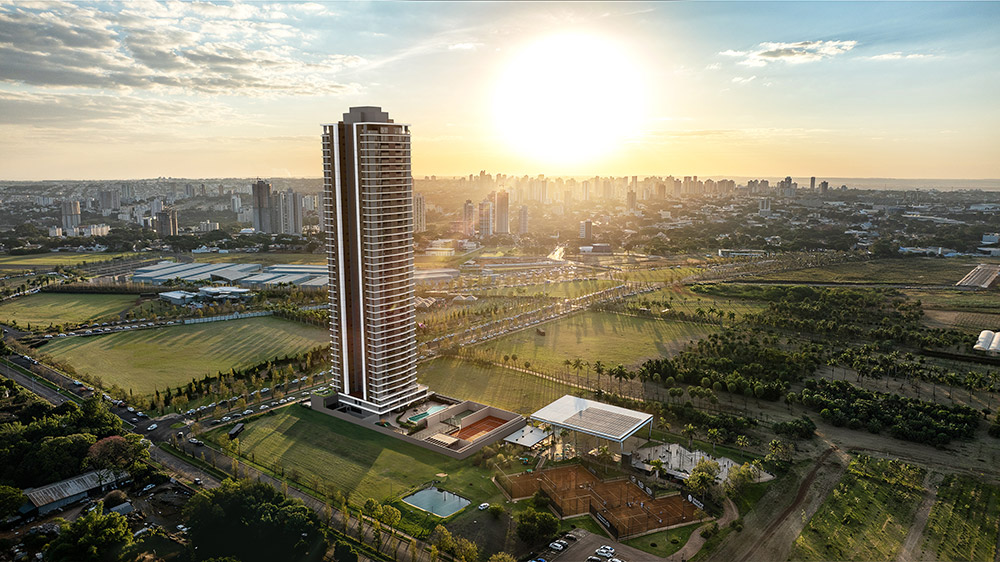 Sofisticação no novo bairro sustentável de Maringá
